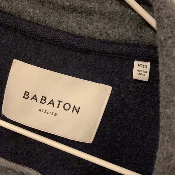 Babaton Navy Cormac Coat - Picture 3 of 5